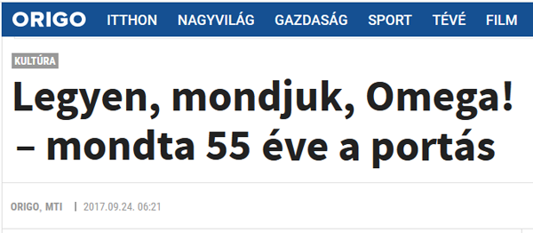 Kovacsics, Andr�s, �csi, Omega