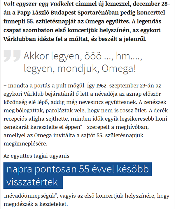 Kovacsics, Andr�s, �csi, Omega