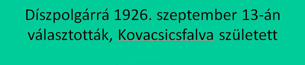 kovacsics dezs�, kovacsics-falva, v�szt�, 1925 �rv�z